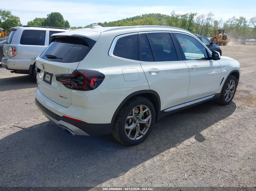 2022 BMW X3 VIN WBX57DP09NN147865 IAAI salvage auction — HAIL, Salvage (Ohio), sold $15,400 on 2026-07-27 (photo 4)