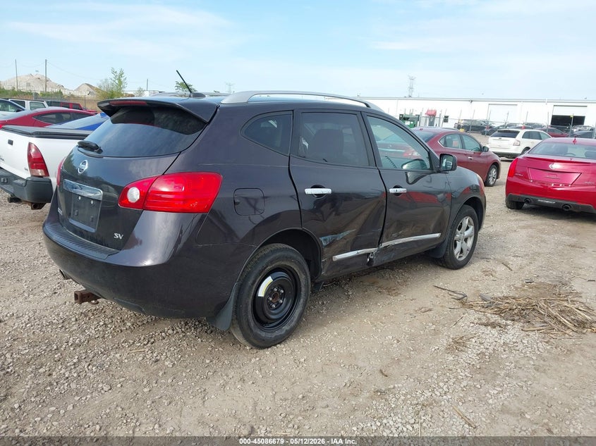 2011 Nissan Rogue VIN JN8AS5MT4BW190762 IAAI salvage auction — RIGHT SIDE, Salvage (Illinois), sold $425 on 2026-07-08 (photo 4)