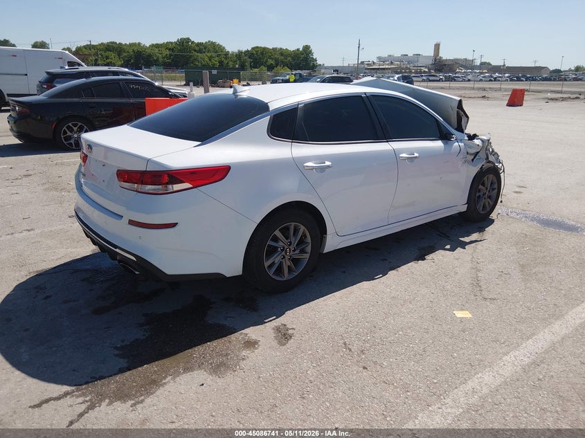 2020 Kia Optima VIN 5XXGT4L30LG423215 IAAI salvage auction — FRONT END, Salvage (Missouri), sold $375 on 2026-07-21 (photo 4)