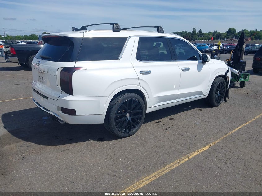 2021 Hyundai Palisade VIN KM8R7DHE3MU230250 IAAI salvage auction — FRONT END, Salvage Title, sold $9,000 on 2026-08-20 (photo 4)