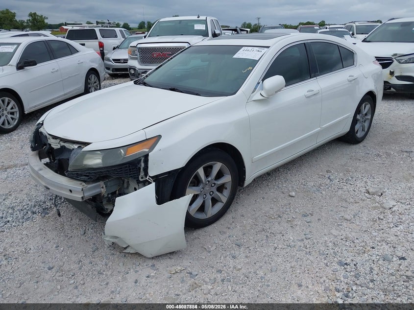 2012 Acura Tl VIN 19UUA8F24CA007085 IAAI salvage auction — FRONT END, Salvage (Idaho), sold $250 on 2026-07-09 (photo 2)