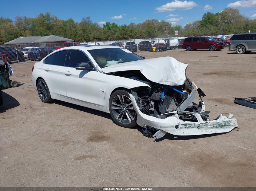 2020 BMW 4er VIN WBA4J1C01LCD72157 IAAI salvage auction — FRONT END, Salvage (Indiana), sold $325 on 2026-07-28 (photo 1)