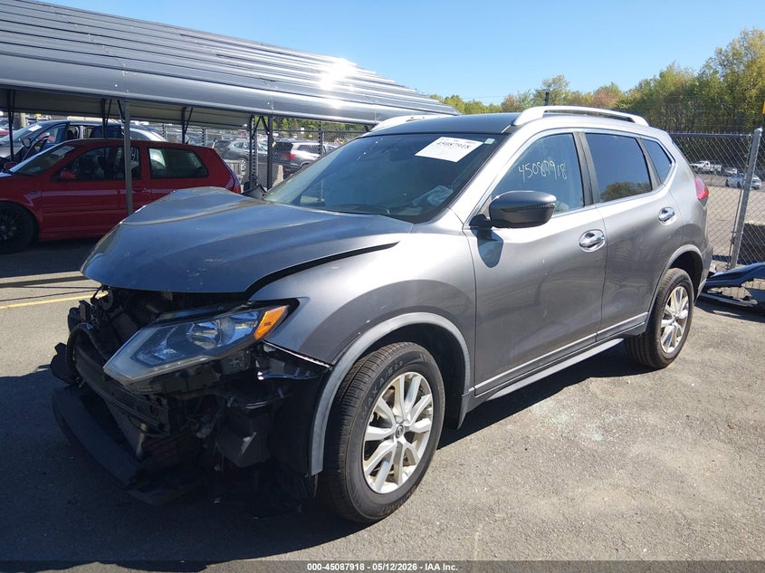 2017 Nissan Rogue VIN KNMAT2MV2HP597927 IAAI salvage auction — RIGHT FRONT, Salvage (Connecticut), sold $350 on 2026-07-30 (photo 2)