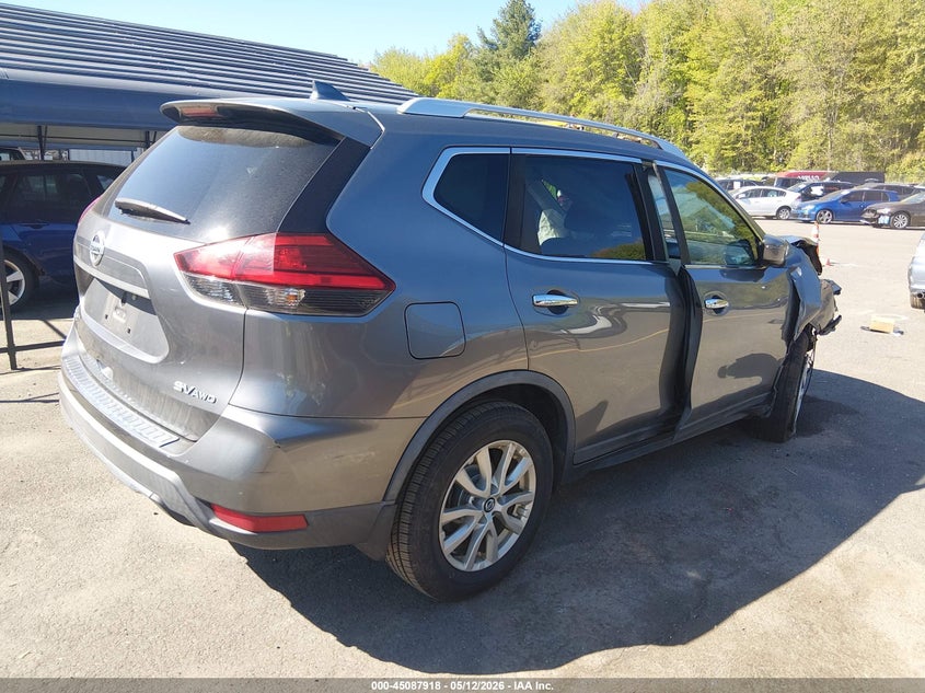 2017 Nissan Rogue VIN KNMAT2MV2HP597927 IAAI salvage auction — RIGHT FRONT, Salvage (Connecticut), sold $350 on 2026-07-30 (photo 4)