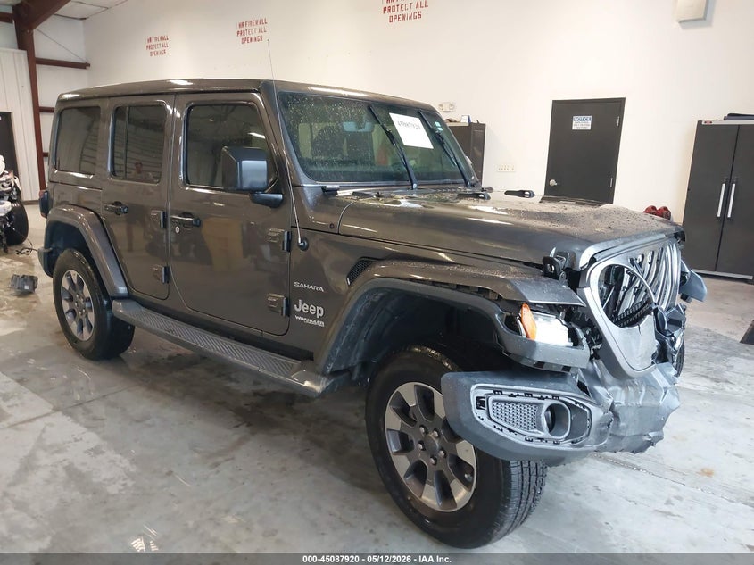 2018 Jeep Wrangler / VIN 1C4HJXEN3JW283778 — IAAI salvage auction photo