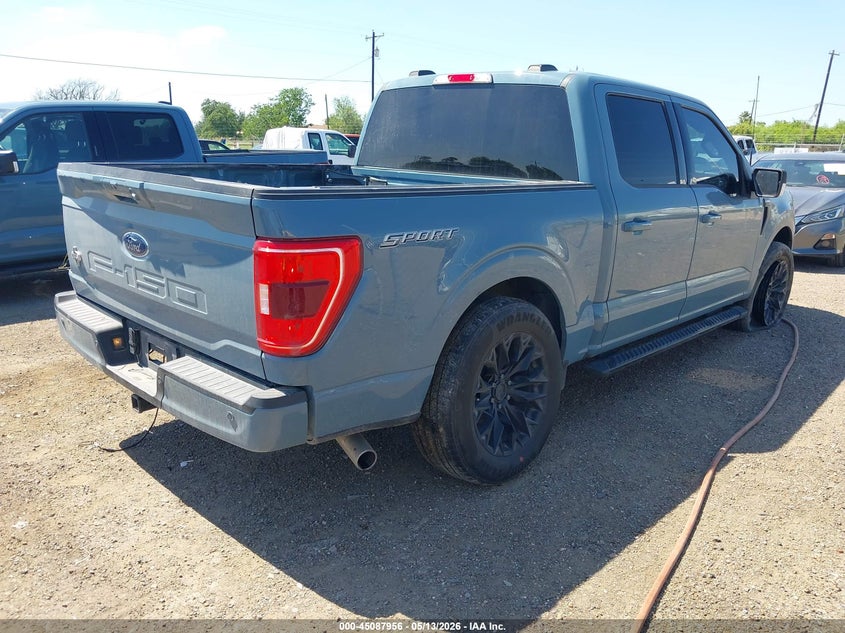 2023 Ford F-150 VIN 1FTEW1C53PKD15147 IAAI salvage auction — SIDE, Original (Texas), sold $9,100 on 2026-08-01 (photo 4)