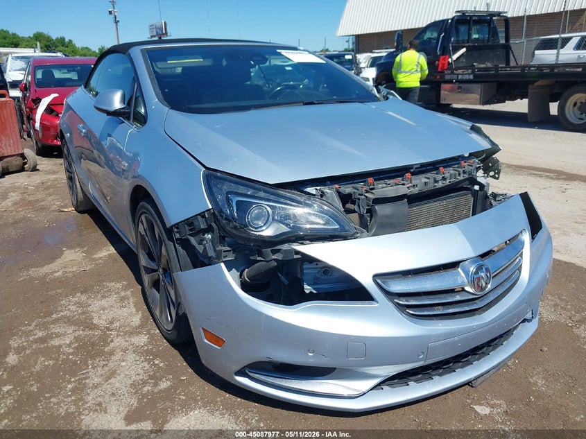 2017 Buick Cascada VIN W04WH3N59HG016882 IAAI salvage auction — FRONT END, Clear (Oklahoma), sold $3,200 on 2026-07-29 (photo 1)