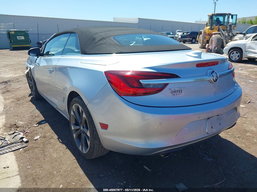 2017 Buick Cascada VIN W04WH3N59HG016882 IAAI salvage auction — FRONT END, Clear (Oklahoma), sold $3,200 on 2026-07-29 (photo 3)