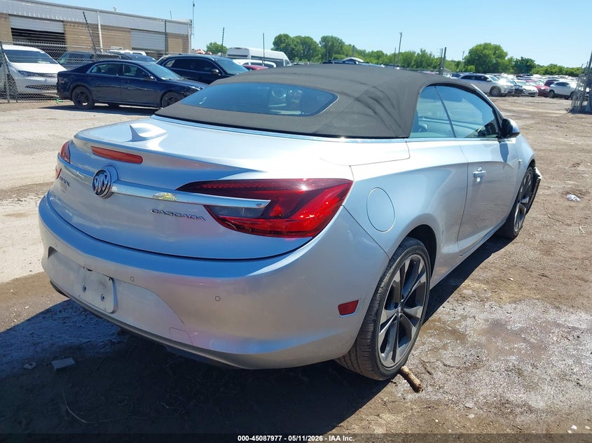 2017 Buick Cascada VIN W04WH3N59HG016882 IAAI salvage auction — FRONT END, Clear (Oklahoma), sold $3,200 on 2026-07-29 (photo 4)