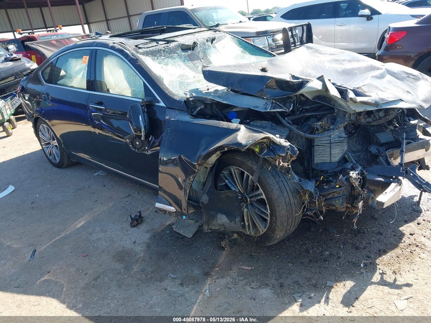 2018 Genesis G80 VIN KMHGN4JEXJU235285 IAAI salvage auction — ROLLOVER, Salvage (Texas), sold $450 on 2026-07-07 (photo 1)
