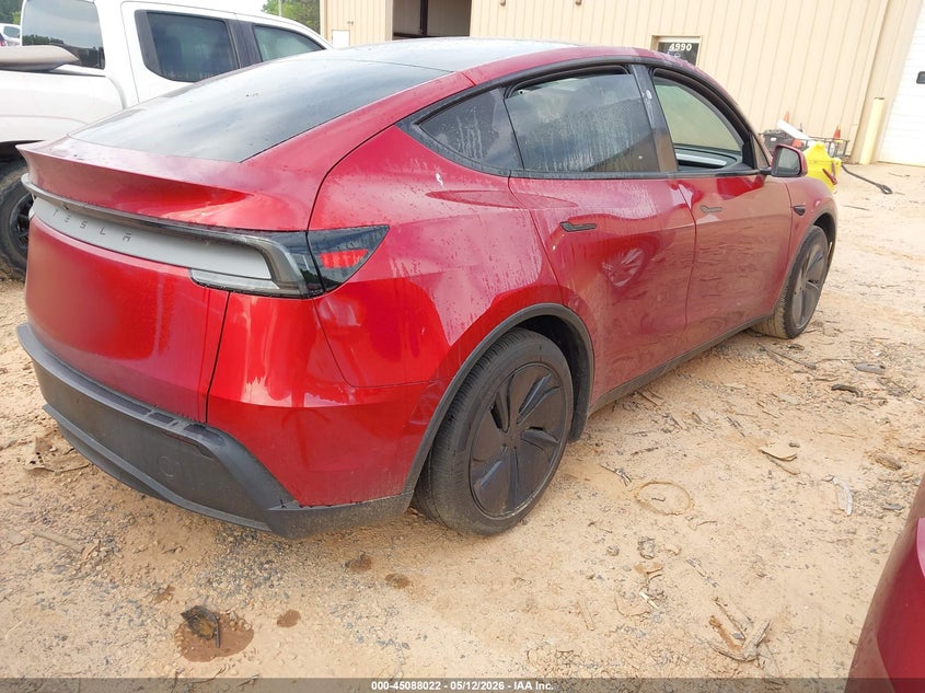 2026 Tesla Model y VIN 7SAYGDED5TF546108 IAAI salvage auction — LEFT SIDE, Salvage (North Carolina), sold $17,150 on 2026-07-09 (photo 4)