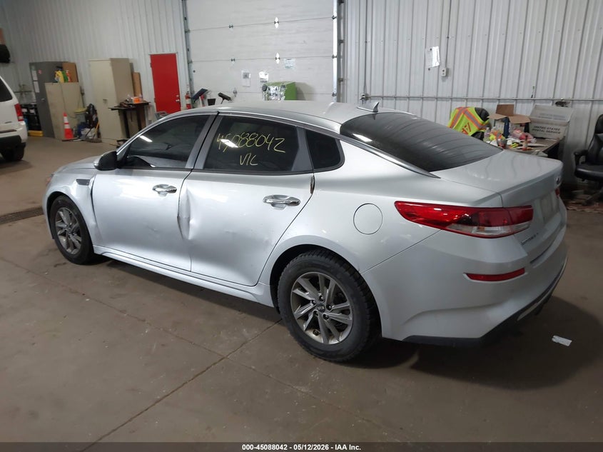 2019 Kia Optima VIN 5XXGT4L32KG307948 IAAI salvage auction — FRONT END, Prior Salvage (Minnesota), sold $800 on 2026-07-15 (photo 3)
