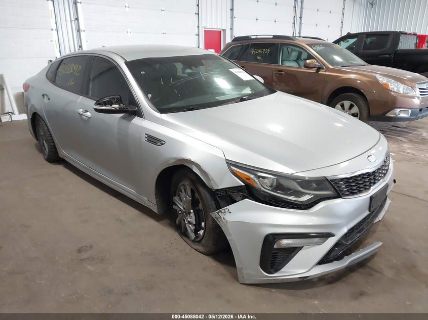 2019 Kia Optima VIN 5XXGT4L32KG307948 IAAI salvage auction — FRONT END, Prior Salvage (Minnesota), sold $800 on 2026-07-15 (photo 6)