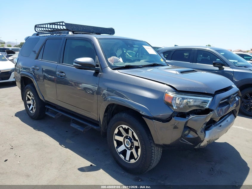 2022 Toyota 4runner VIN JTERU5JR5N5980031 IAAI salvage auction — RIGHT FRONT, Salvage (Texas), sold $10,000 on 2026-07-28 (photo 1)