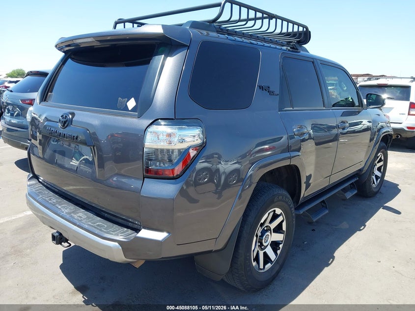 2022 Toyota 4runner VIN JTERU5JR5N5980031 IAAI salvage auction — RIGHT FRONT, Salvage (Texas), sold $10,000 on 2026-07-28 (photo 4)