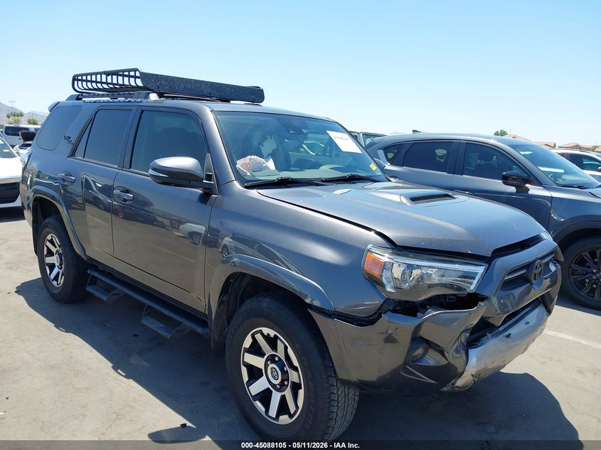 2022 Toyota 4runner VIN JTERU5JR5N5980031 IAAI salvage auction — RIGHT FRONT, Salvage (Texas), sold $10,000 on 2026-07-28 (photo 6)