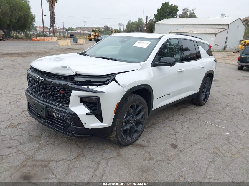 2025 Chevrolet Traverse VIN 1GNERLRS8SJ119002 IAAI salvage auction — FRONT END, Salvage (California), sold $18,100 on 2026-07-28 (photo 2)
