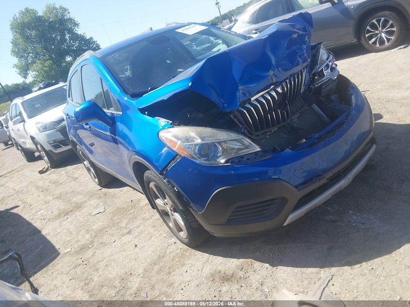 2013 Buick Encore VIN KL4CJASB5DB195130 IAAI salvage auction — FRONT END, Junk (Oklahoma), sold $425 on 2026-07-15 (photo 1)