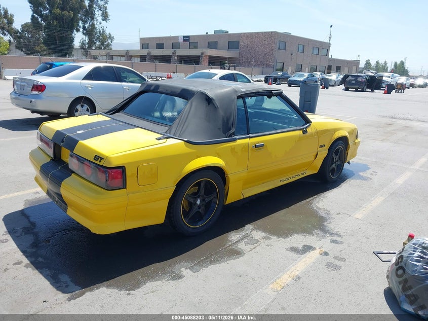 1989 Ford Mustang VIN 1FABP45E8KF179667 IAAI salvage auction — FRONT END, Salvage (California), sold $3,900 on 2026-07-06 (photo 4)