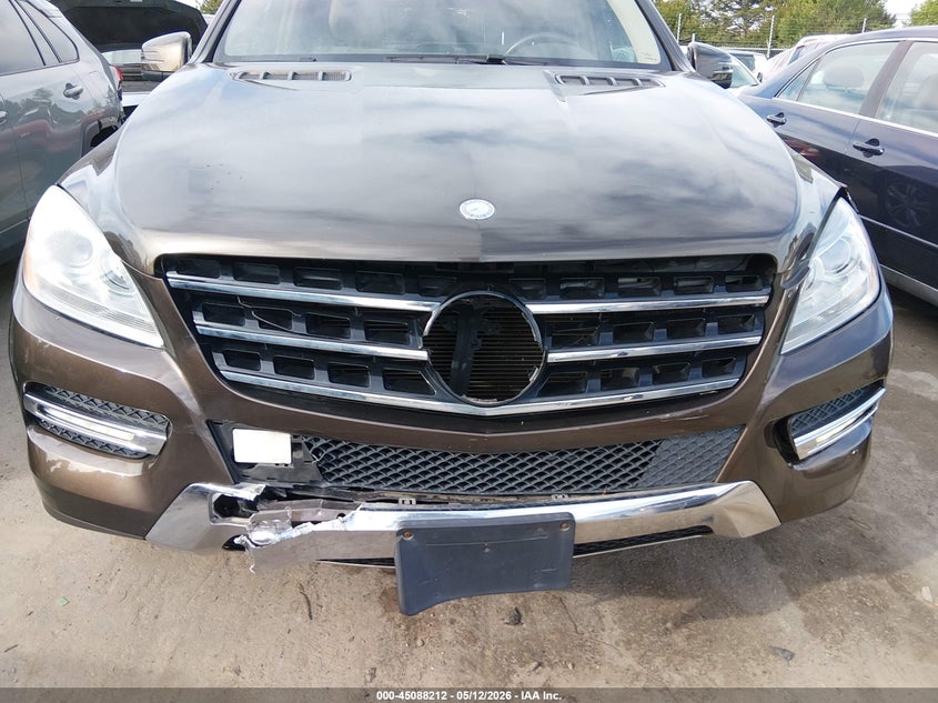 2014 Mercedes-benz M-klasse VIN 4JGDA5HB6EA427360 IAAI salvage auction — FRONT END, Salvage (North Carolina), sold $3,300 on 2026-07-13 (photo 6)