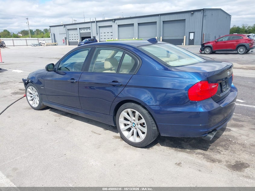 2011 BMW 3er VIN WBAPK7C54BF195266 IAAI salvage auction — LEFT FRONT, Clear (Indiana), sold $1,350 on 2026-07-24 (photo 3)