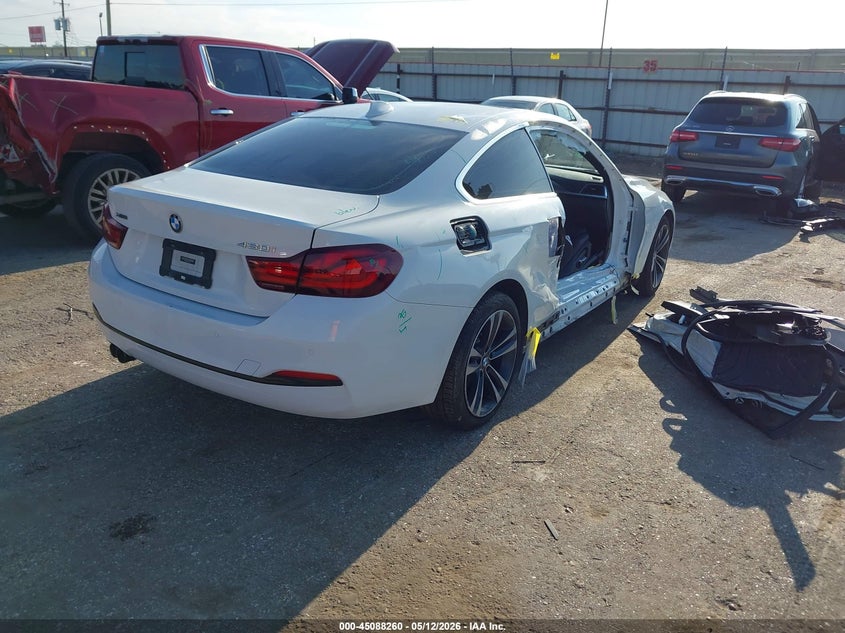 2020 BMW 4er VIN WBA4W5C03LAE51432 IAAI salvage auction — RIGHT SIDE, Original (Texas), sold $4,300 on 2026-07-15 (photo 4)