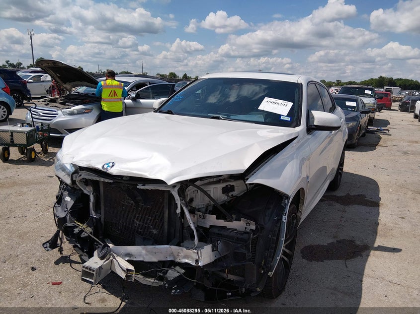 2017 BMW X6 m VIN 5YMKW8C31H0U71928 IAAI salvage auction — FRONT & REAR, Salvage Title, sold $10,750 on 2026-08-25 (photo 2)