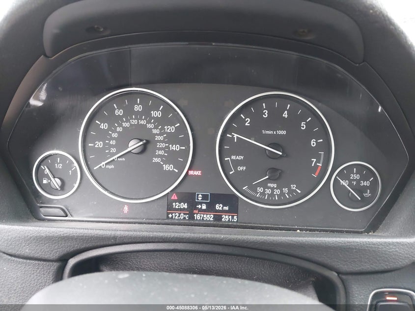 2015 BMW 3er VIN WBA3B1C53FK163062 IAAI salvage auction — SIDE, Salvage (New Hampshire), sold $800 on 2026-08-24 (photo 7)