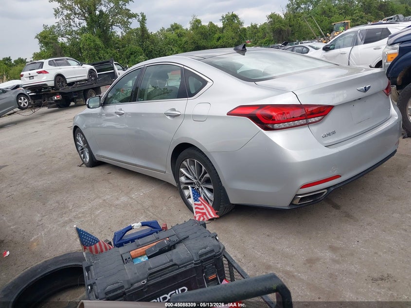 2015 Hyundai Genesis VIN KMHGN4JEXFU099215 IAAI salvage auction — RIGHT FRONT, Salvage - Greater Than 75% (Maryland), sold $1,800 on 2026-07-08 (photo 3)