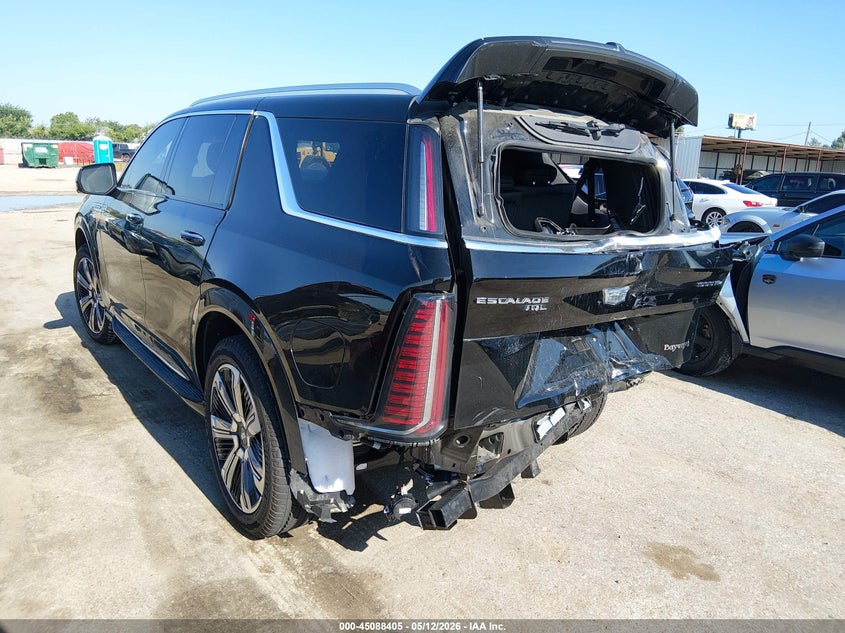 2026 Cadillac VIN 1GYLEJKL6TU103703 IAAI salvage auction — REAR END, Salvage (Texas), sold $56,250 on 2026-07-15 (photo 3)