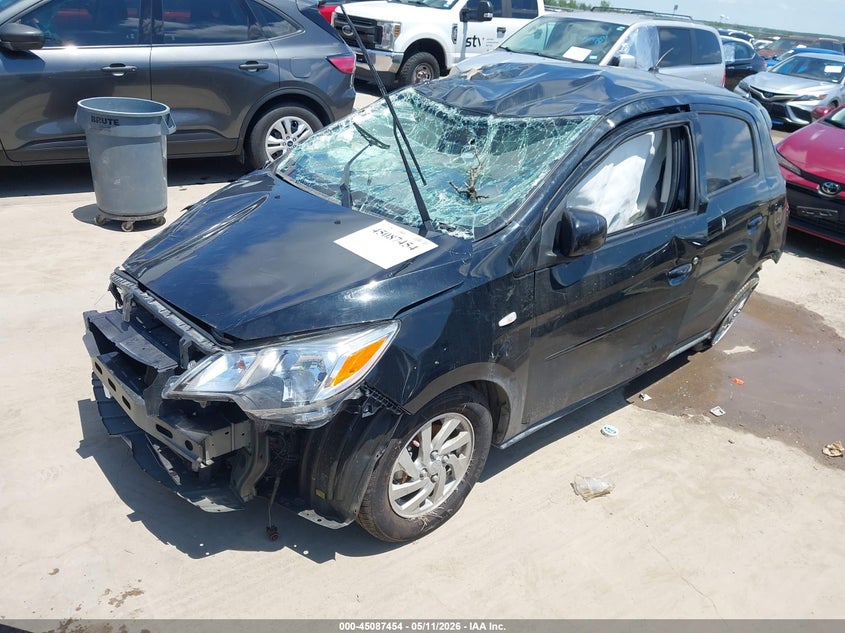 2023 Mitsubishi Mirage VIN ML32AUHJ6PH003445 IAAI salvage auction — ROLLOVER, Salvage (Texas), sold $325 on 2026-07-14 (photo 2)
