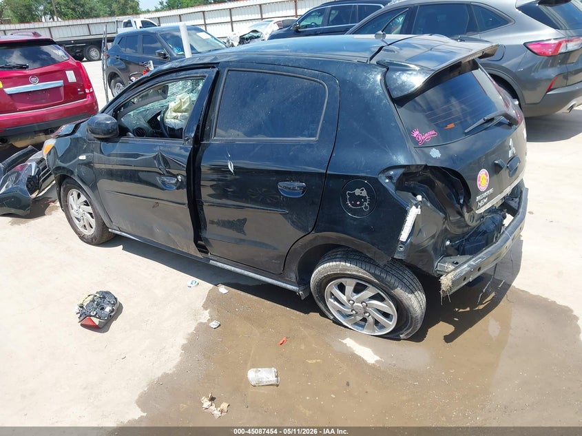 2023 Mitsubishi Mirage VIN ML32AUHJ6PH003445 IAAI salvage auction — ROLLOVER, Salvage (Texas), sold $325 on 2026-07-14 (photo 3)