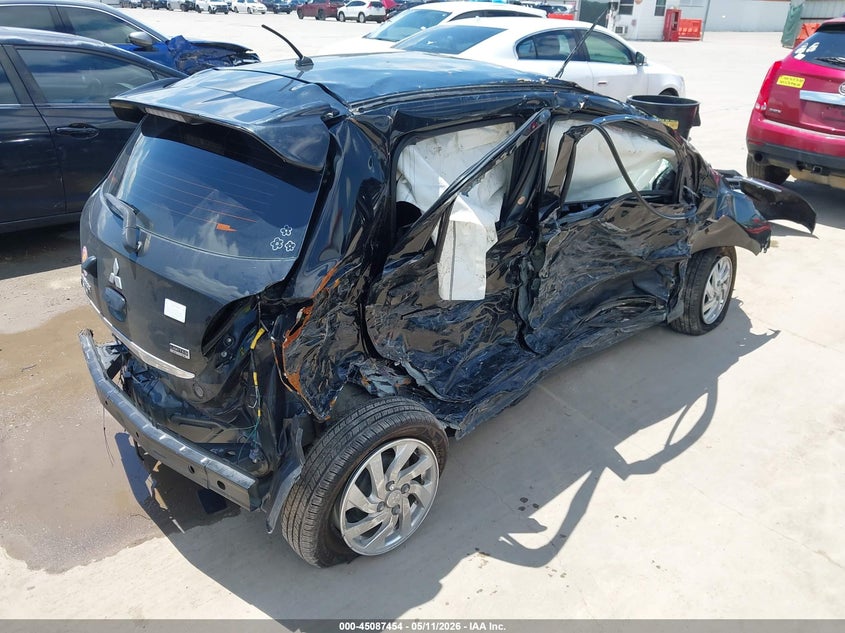 2023 Mitsubishi Mirage VIN ML32AUHJ6PH003445 IAAI salvage auction — ROLLOVER, Salvage (Texas), sold $325 on 2026-07-14 (photo 4)