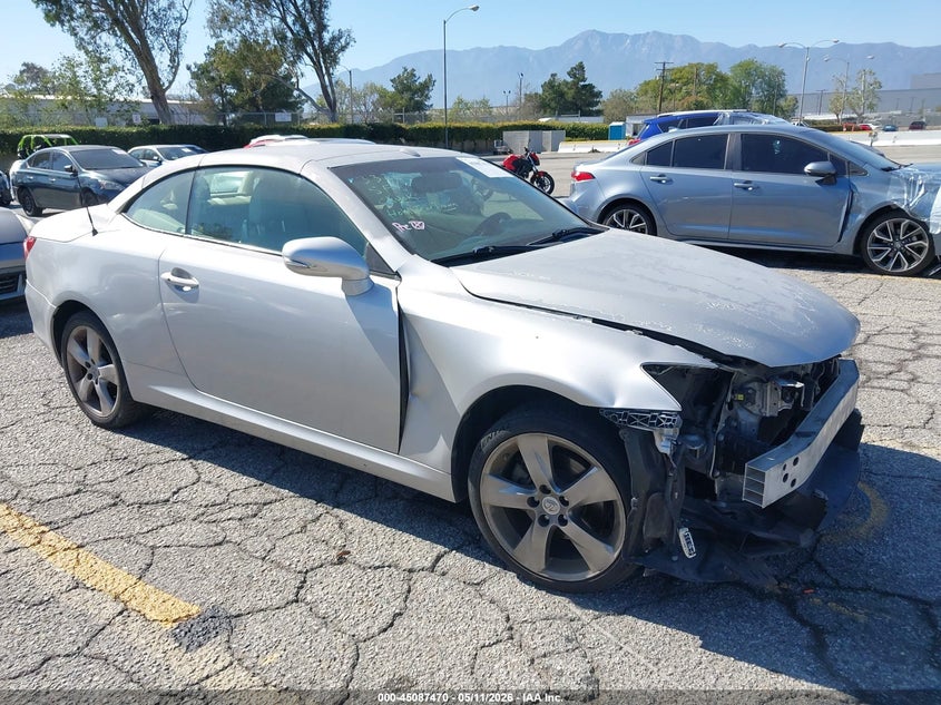 2010 Lexus Is VIN JTHFF2C26A2502498 IAAI salvage auction — FRONT END, Salvage (California), sold $525 on 2026-07-14 (photo 1)