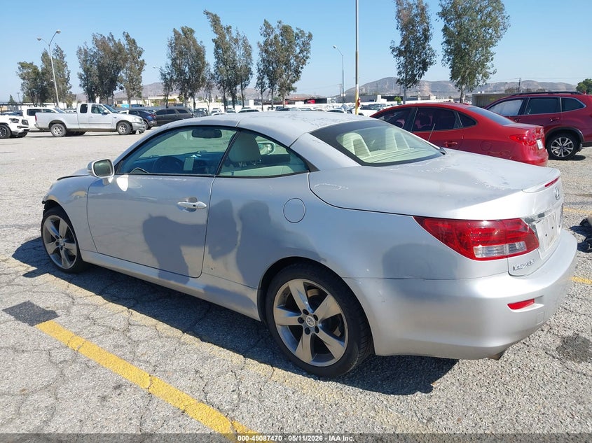 2010 Lexus Is VIN JTHFF2C26A2502498 IAAI salvage auction — FRONT END, Salvage (California), sold $525 on 2026-07-14 (photo 3)