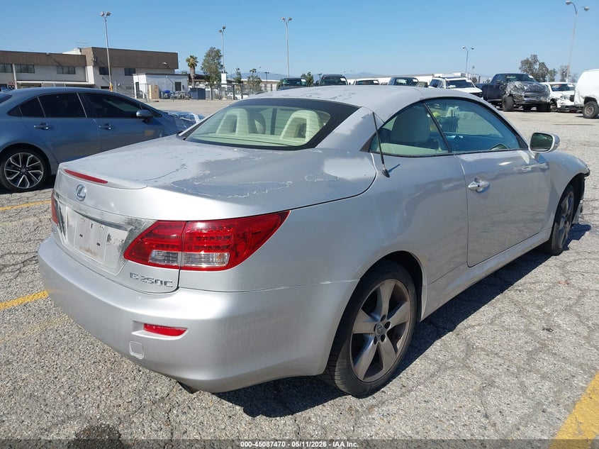 2010 Lexus Is VIN JTHFF2C26A2502498 IAAI salvage auction — FRONT END, Salvage (California), sold $525 on 2026-07-14 (photo 4)