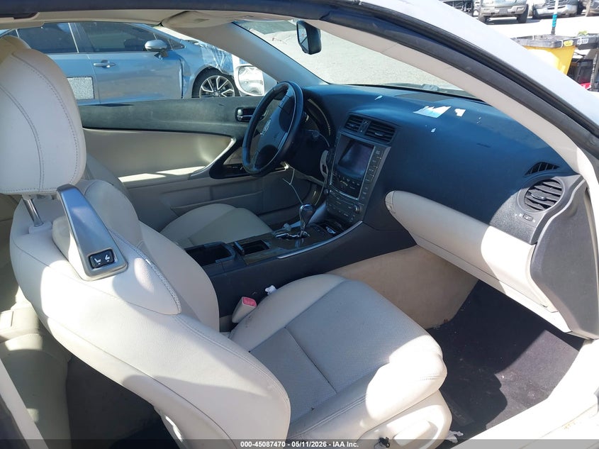 2010 Lexus Is VIN JTHFF2C26A2502498 IAAI salvage auction — FRONT END, Salvage (California), sold $525 on 2026-07-14 (photo 5)