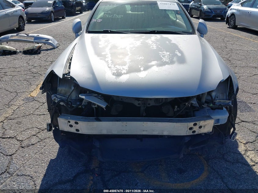 2010 Lexus Is VIN JTHFF2C26A2502498 IAAI salvage auction — FRONT END, Salvage (California), sold $525 on 2026-07-14 (photo 6)