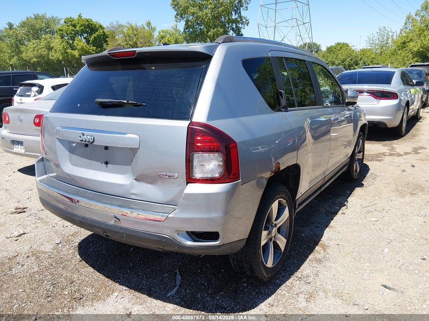 2017 Jeep Compass VIN 1C4NJCEB5HD189683 IAAI salvage auction — REAR END, Clear (Indiana), sold $1,225 on 2026-07-24 (photo 4)