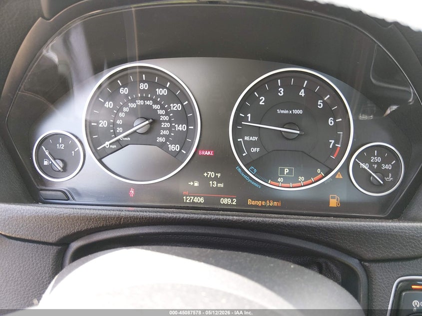 2015 BMW 3er VIN WBA3C3G57FNS76319 IAAI salvage auction — REAR END, Salvage (North Carolina), sold $1,900 on 2026-07-20 (photo 7)