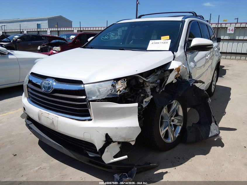 2016 Toyota Highlander VIN 5TDDCRFH0GS017883 IAAI salvage auction — SIDE, Original (Texas), sold $6,400 on 2026-07-28 (photo 2)