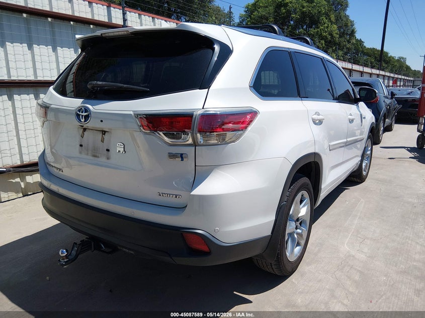 2016 Toyota Highlander VIN 5TDDCRFH0GS017883 IAAI salvage auction — SIDE, Original (Texas), sold $6,400 on 2026-07-28 (photo 4)