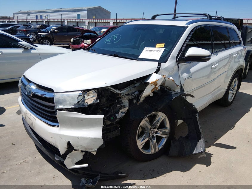 2016 Toyota Highlander VIN 5TDDCRFH0GS017883 IAAI salvage auction — SIDE, Original (Texas), sold $6,400 on 2026-07-28 (photo 6)