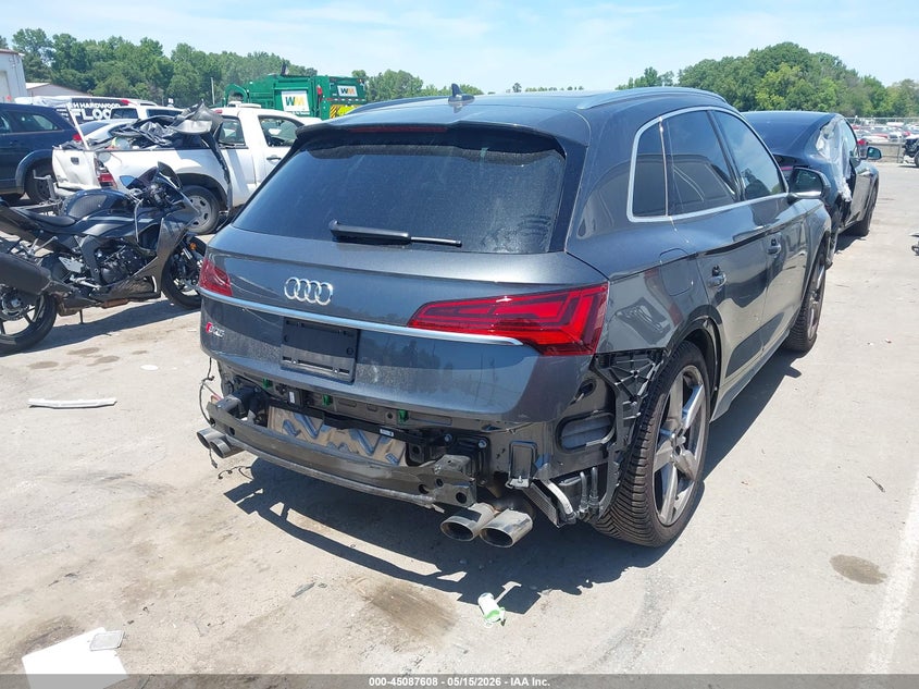 2023 Audi Sq5 VIN WA1B4AFY6P2161185 IAAI salvage auction — REAR END, Salvage (North Carolina), sold $16,250 on 2026-07-20 (photo 4)