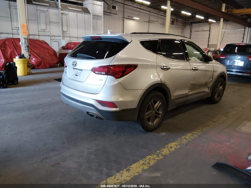 2017 Hyundai Santa fe VIN 5XYZU3LB8HG447384 IAAI salvage auction — SIDE, Salvage (Oregon), sold $3,250 on 2026-07-17 (photo 4)