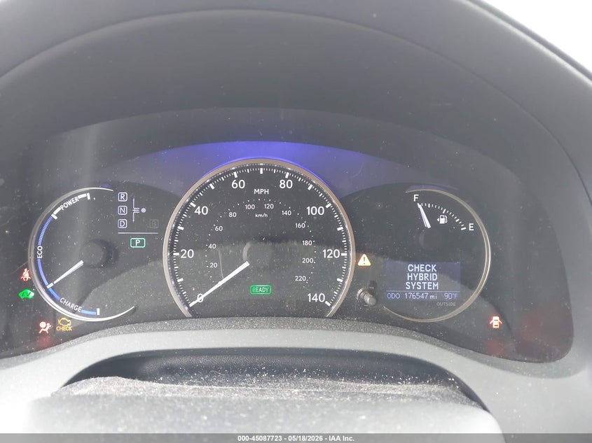 2014 Lexus Ct VIN JTHKD5BH2E2201986 IAAI salvage auction — FRONT END, Rebuildable (Florida), sold $1,100 on 2026-07-09 (photo 7)