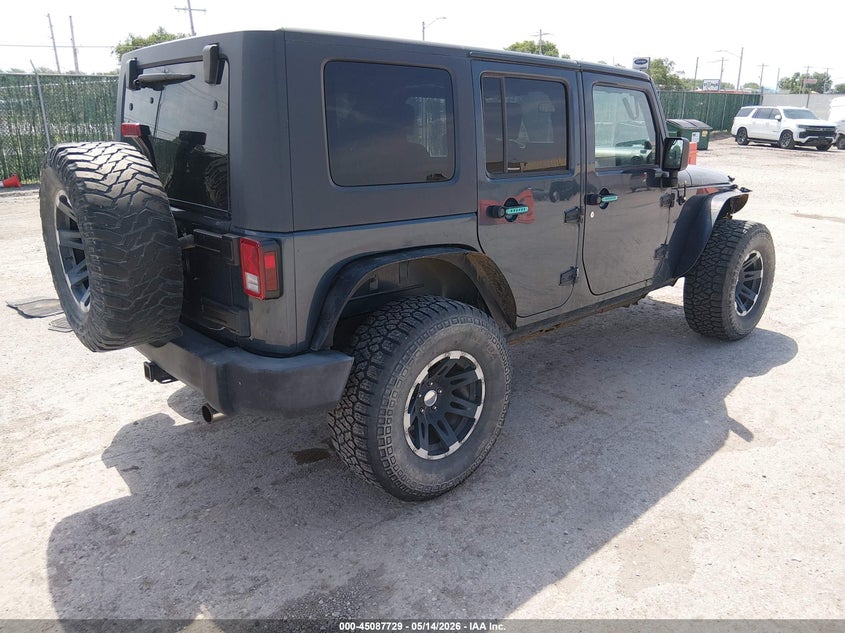 2007 Jeep Wrangler unlimited VIN 1J8GA69127L144287 IAAI salvage auction — HAIL, Salvage (Kansas), sold $3,950 on 2026-07-09 (photo 4)