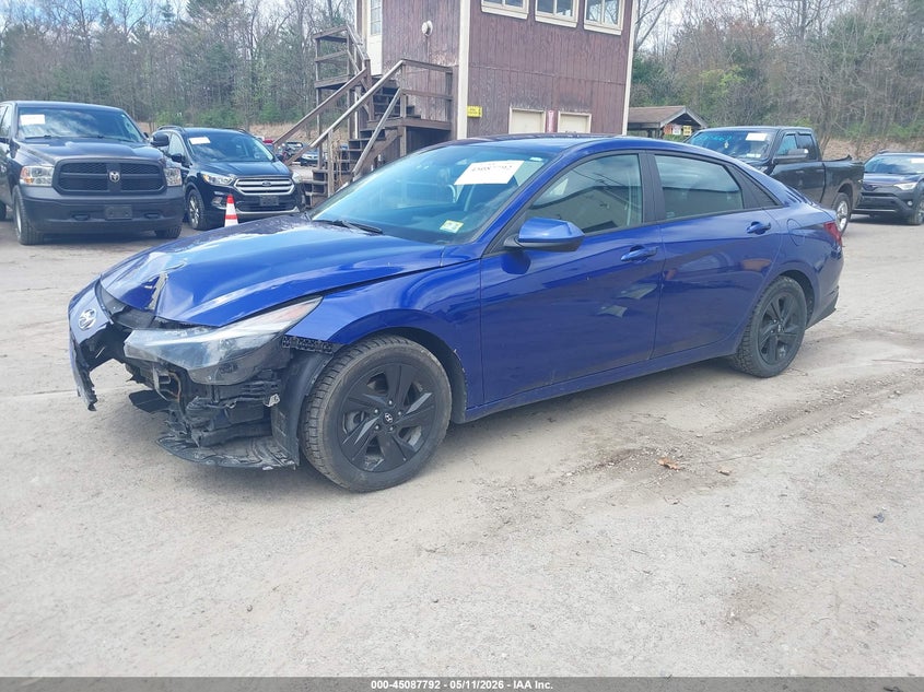 2021 Hyundai Elantra VIN KMHLM4AG1MU068175 IAAI salvage auction — FRONT END, Salvage (Vermont), sold $2,050 on 2026-07-16 (photo 2)