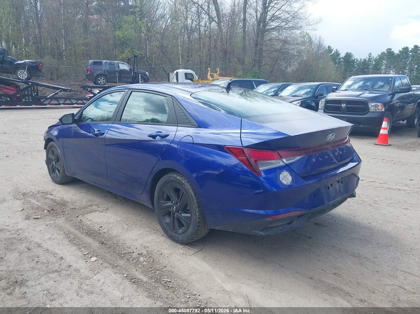 2021 Hyundai Elantra VIN KMHLM4AG1MU068175 IAAI salvage auction — FRONT END, Salvage (Vermont), sold $2,050 on 2026-07-16 (photo 3)