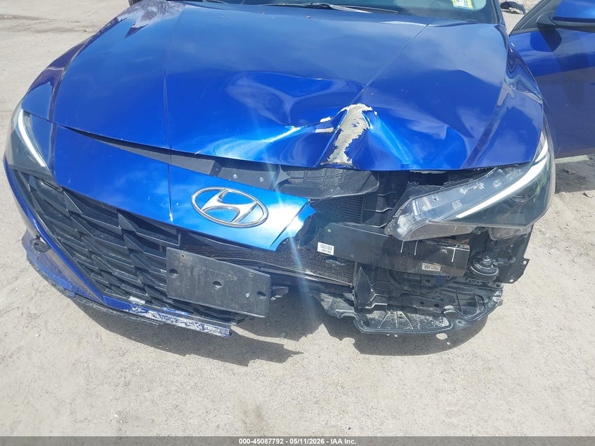 2021 Hyundai Elantra VIN KMHLM4AG1MU068175 IAAI salvage auction — FRONT END, Salvage (Vermont), sold $2,050 on 2026-07-16 (photo 6)